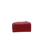 DIOR Lady Dior bag in red patent leather medium