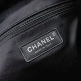 Chanel Tweed Shoulder Bag 25 Open with Card