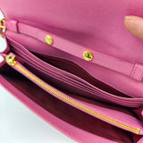 PRADA Pink Flap Chain Bag