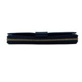 PRADA Navy Blue Zipper Wallet