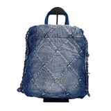Chanel Denim Denim 22bag Shoulder Bag with Dust Bag